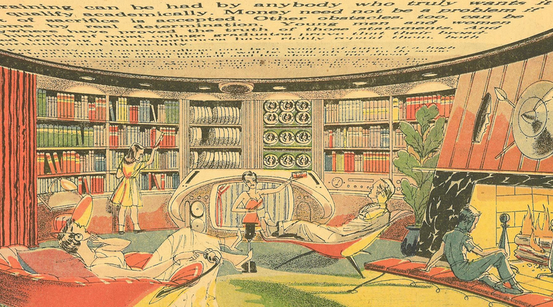 Illustration for article titled A Brief History of Tomorrow's High-Tech Living Room